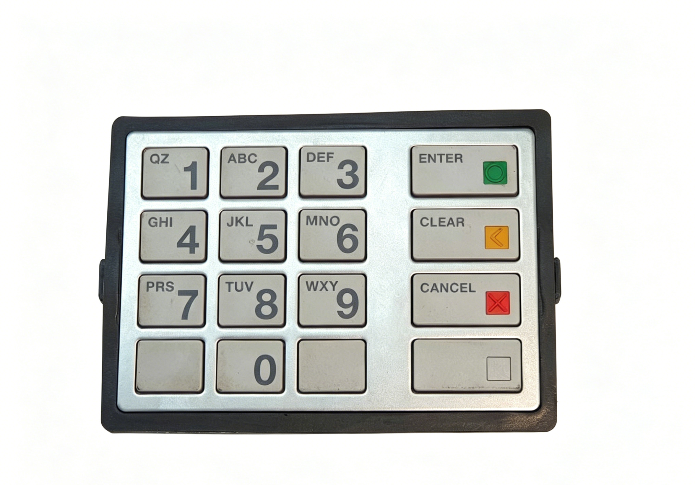 Diebold Keyboards NEW ATM KEYBOARD EPP7 (BSC), LGE, POLYMER, HTR, ENG (US), QZ1, BLANK PN: 49-249446-769B, 49249446769B