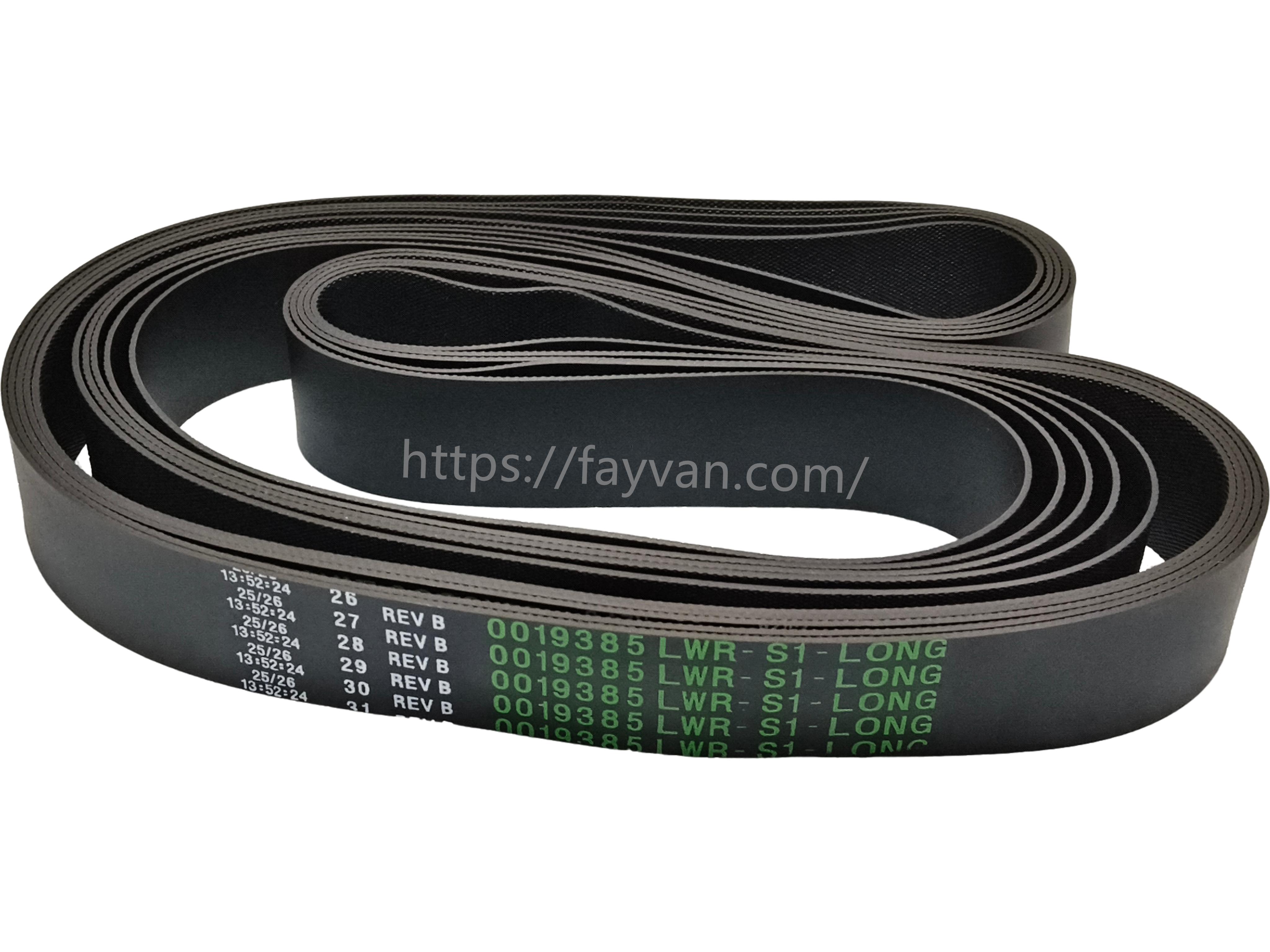 009-0019385 0090019385 NCR Long Lower Transport Belt For 6625 Cash Presenter ATM